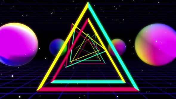 Triangle Neon 03 4k 