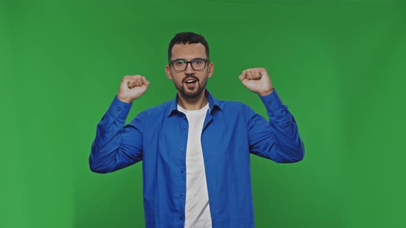 Man Emotionally Watches Something Comments and Then Rejoices in Victory alt