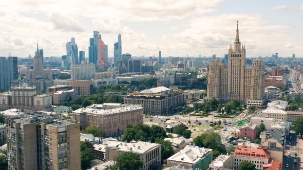 Aerial View of Moscow alt