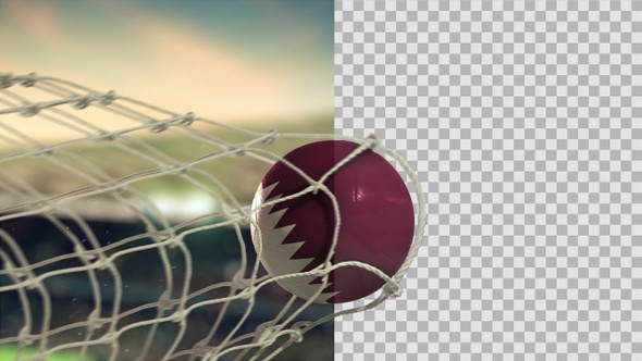 Soccer Ball Scoring Goal Day - Qatar