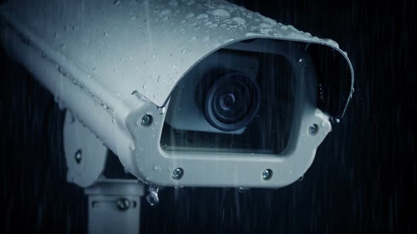 Cctv Camera In Heavy Rain alt