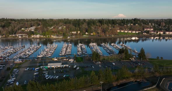 Olympia and Budd Inlet the capital of Washington state, is at the southern end of Puget Sound