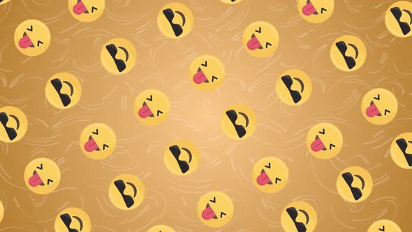 Crazy Emoji Background alt