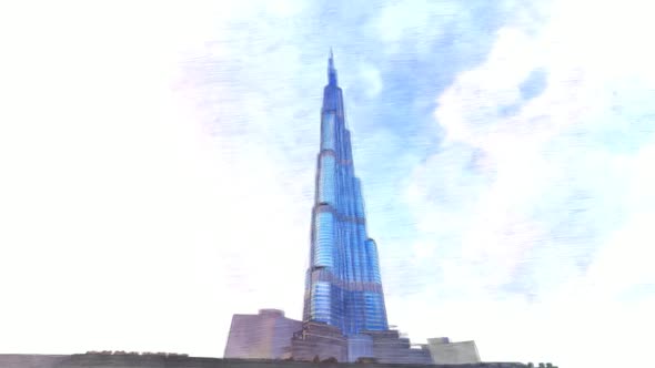 Burj Khalifa Stop Motion