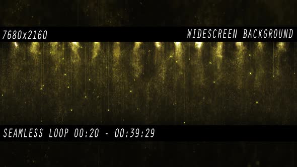 Stage Gold Show Falling Dust   Widescreen Background Particles alt