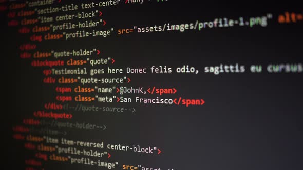 Binary Code On Screen Background alt