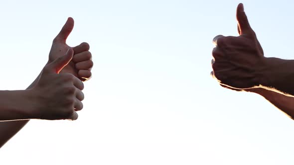 many hands gesture thumb. teamwork concept. crowd of people many hands thumbs-up hands up expressing