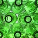 Empty bottles. Slider shot of empty glass bottles. Top view in production line. - VideoHive Item for Sale