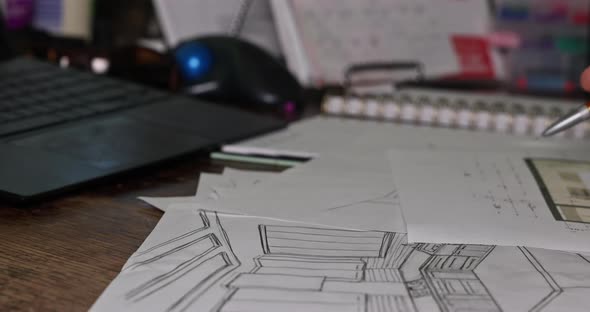 Architect Works for Customer with Architecture Planning Design Kitchen Elements alt