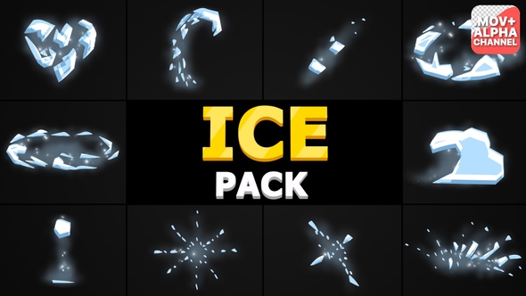 Cartoon Ice Pack | Motion Graphics