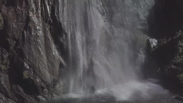 Waterfall close up
