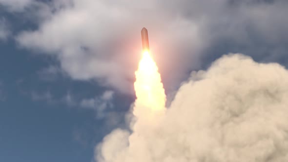 Ballistic Missile Launch 4k