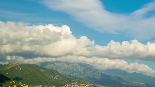 Beautiful Timelapse of Clouds and Sky on Top of Mountains alt