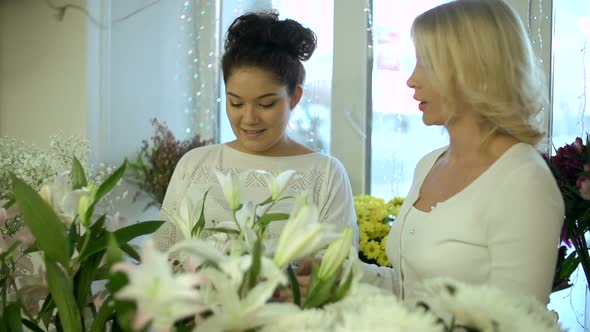 Helping to Choose Flowers  alt