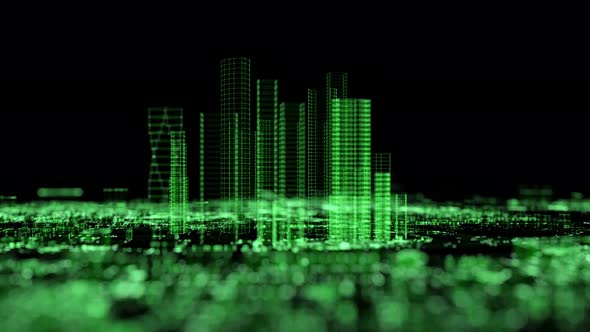 3D Digital City of Particles