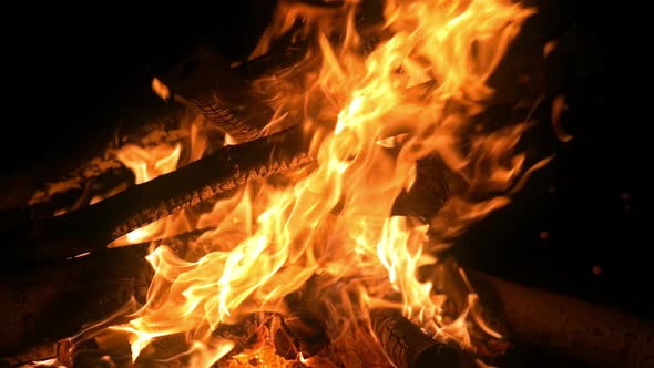 Camping Fire (4K) alt