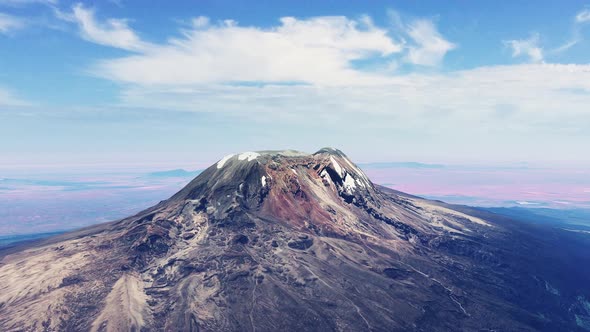 Mount Kilimanjaro Aerial View, Motion Graphics | VideoHive