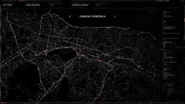 Surveillance technology is searching for a target gps connection in the city alt