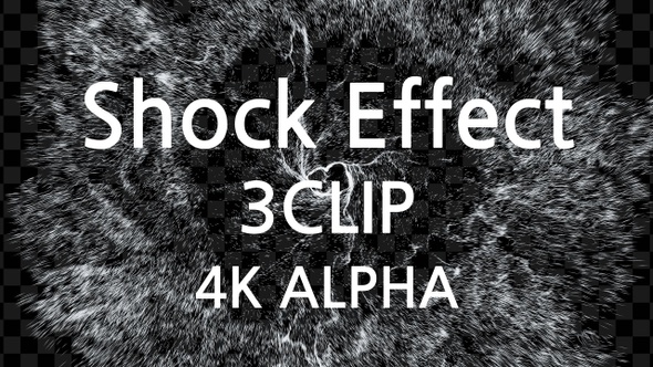 Shock Effect 3 Clip 4K Alpha