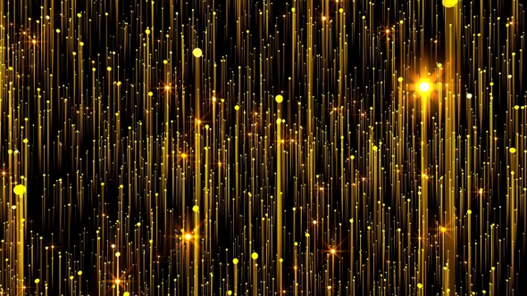 Yellow Particles , Motion Graphics | VideoHive