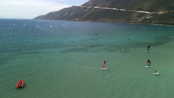 Windsurfing Overhead Top View alt