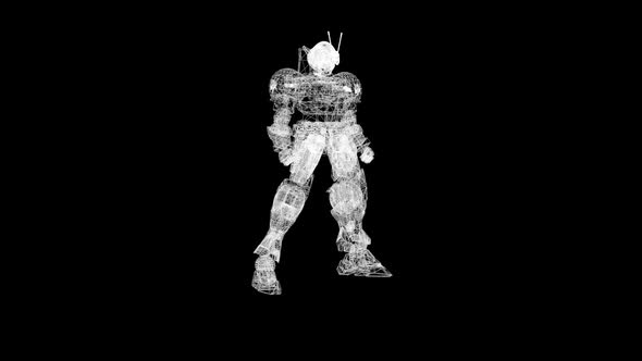 Protective robot with war mode