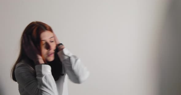 Scared Young Girl alt