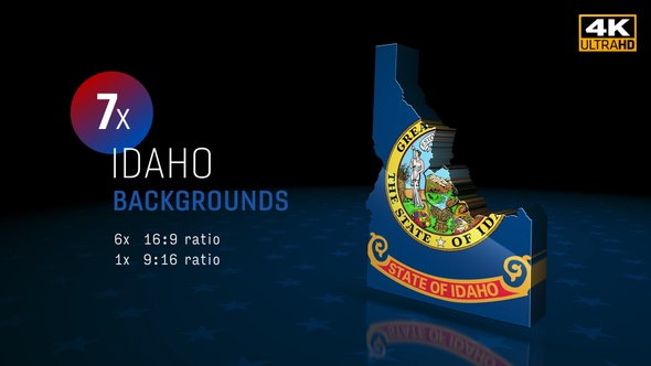 Idaho State Election Background 4K - 7 Pack