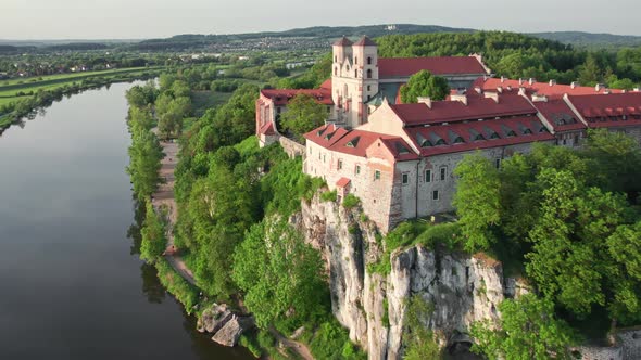 Benedictine Abbey in Tyniec Near Krakow in Summer Poland alt