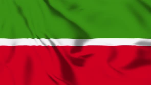 4K Tatarstan Flag - Loopable