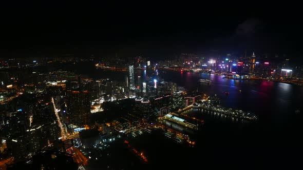 Beautiful building and architecture around Hong kong city skyline alt