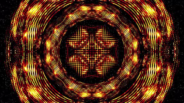 Neon Golden Lines 4K alt