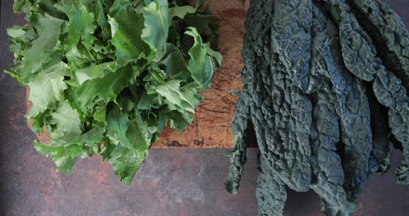 Turnip greens and tuscan black kale alt