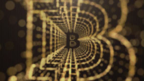Retro Bitcoin Background