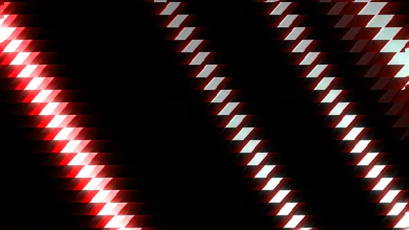 line wave motion, color red, on a black background alt