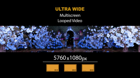 UltraWide HD Luxury Magic Garden Hall 18