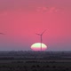 Windmills Farm Energy Production at Sunrise - VideoHive Item for Sale