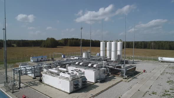 Compressor Station for the Production of Oxygen and Nitrogen
