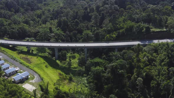 A road bridge in Cameron Highlands