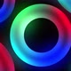Colorful Neon Round 3D Shapes Animation Background - VideoHive Item for Sale