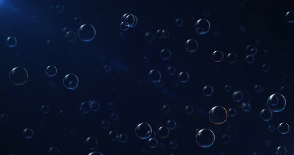 Bubble particles background