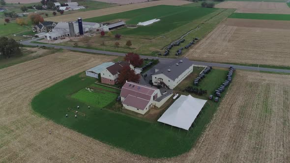 Amish Wedding in an Amish Farm Captured by a Drone alt