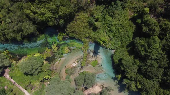 Beautiful Turquoise Spring Blue Eye Albania alt