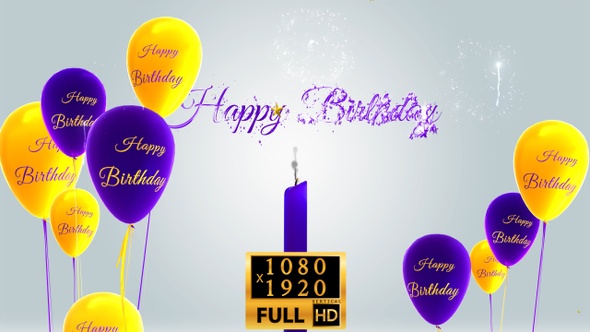 Happy Birthday HD Vertical
