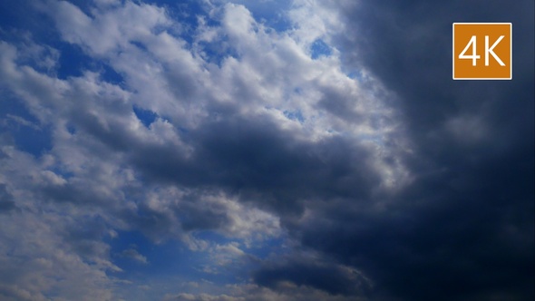 Storm Overcast Rainy Cloudy Weather - Time Lapse 