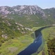 Drone View of the Mountains and the River in Valley - VideoHive Item for Sale