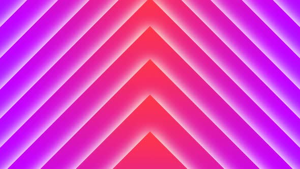 Summer Geometric Triangle Shape Flow Animation, Purple Pink