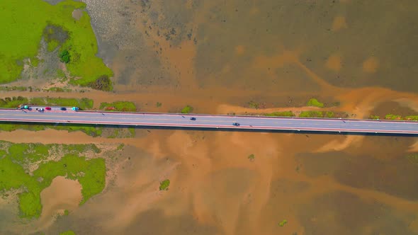 4K Drone Birds Eye View of Thale Noi, a large wetland in Phatthalung, Thailand alt