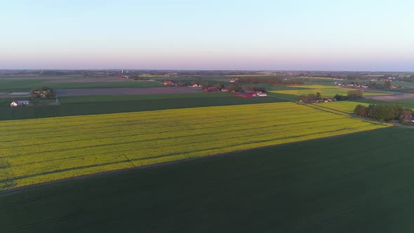 Aerial View of Fields