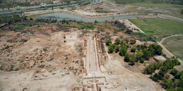 Iraq Hilla Governorate, the ancient city of Babylon alt